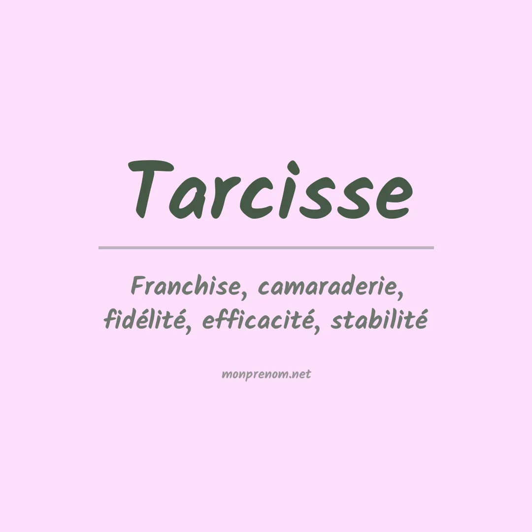 Signification du Prénom Tarcisse Signification du Prénom Tarcisse