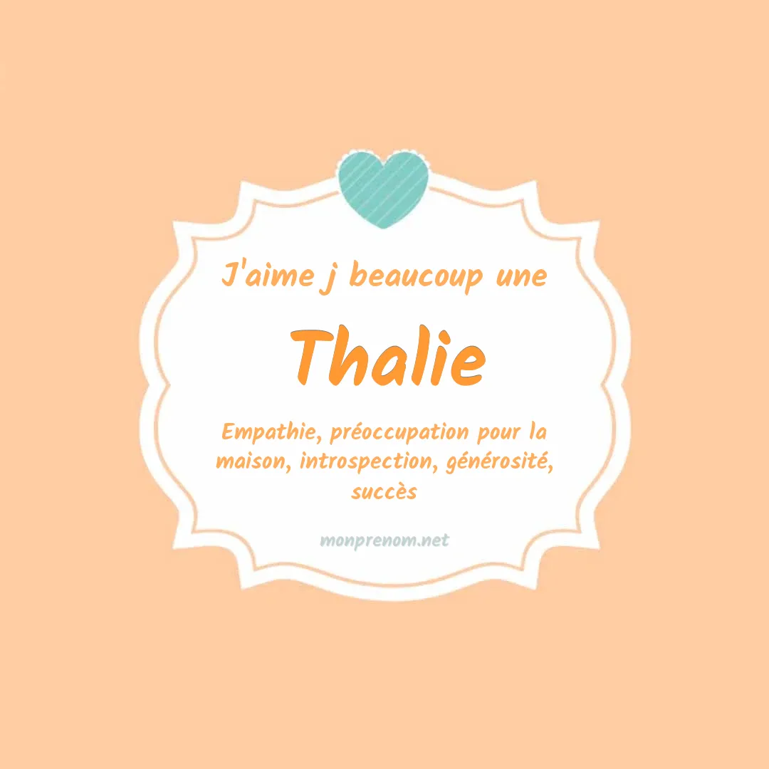 j'aime beaucoup Thalie