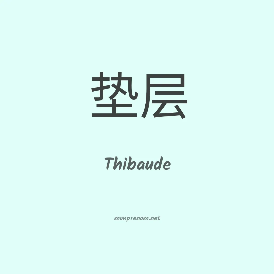 Thibaude en chino