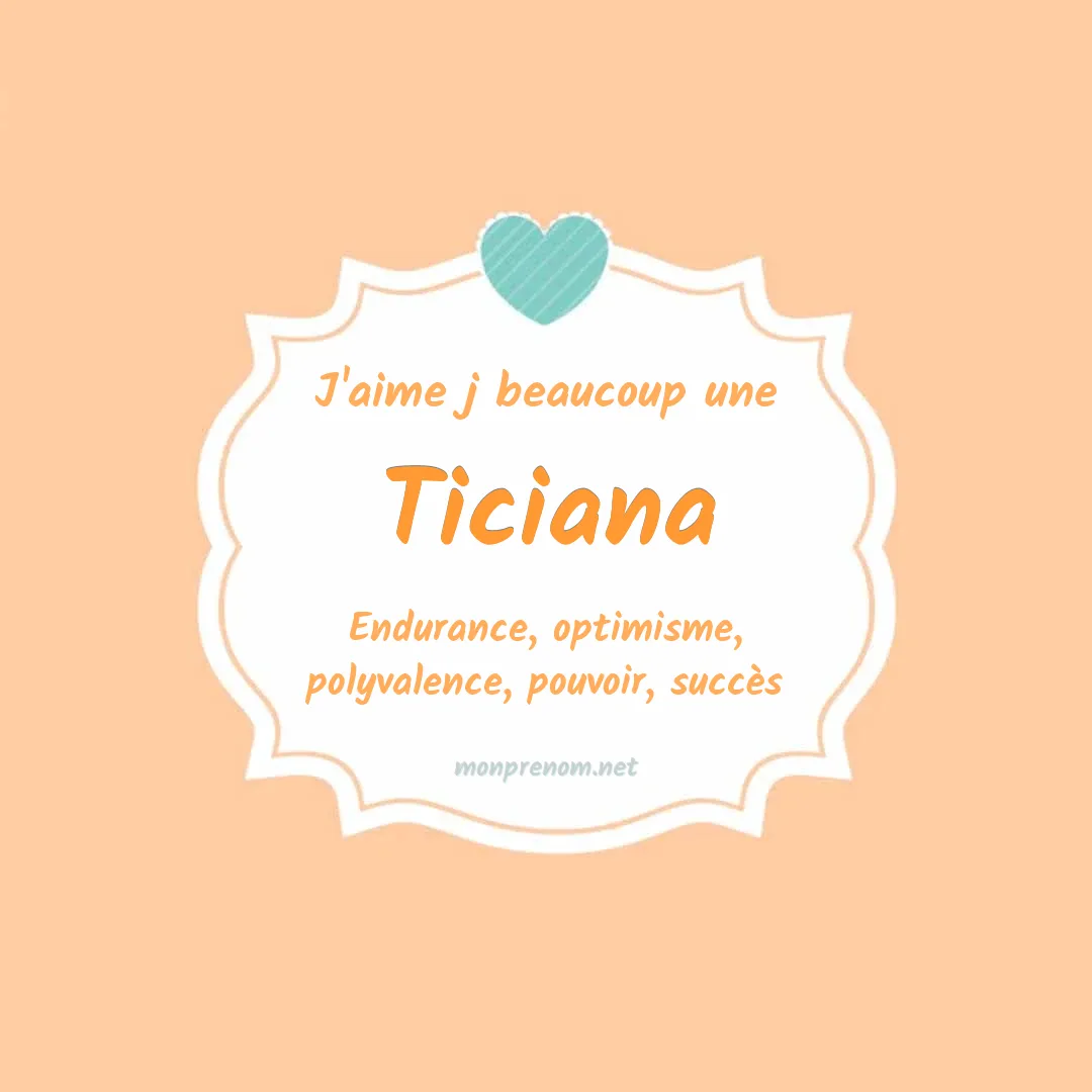 j'aime beaucoup Ticiana