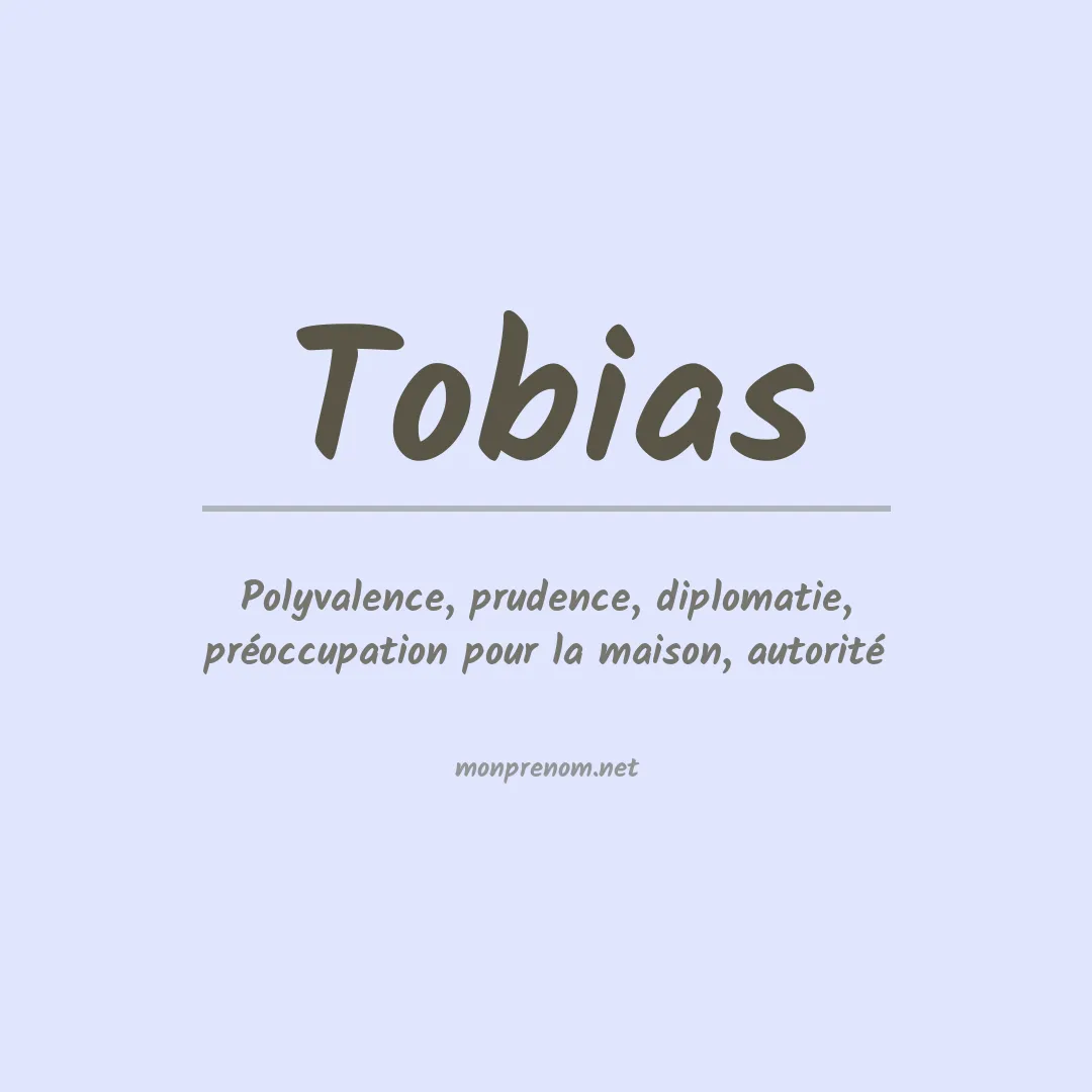 Signification du Prénom Tobias