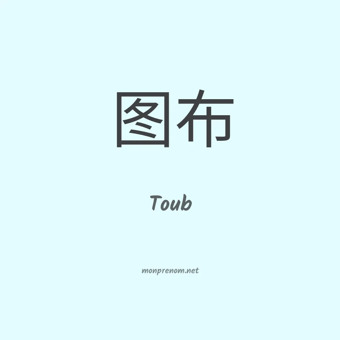 Toub en chino