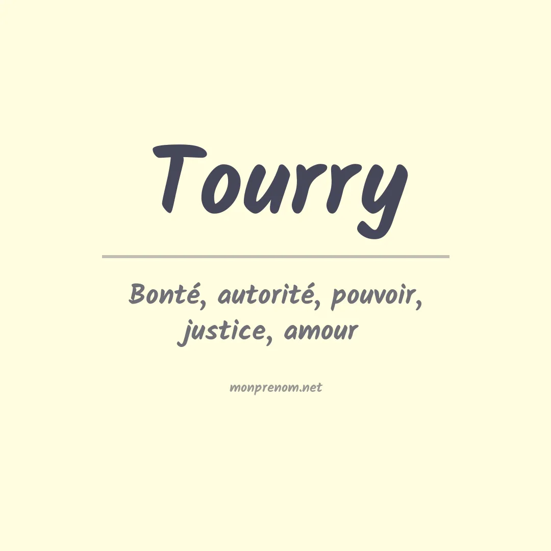 Signification du Prénom Tourry