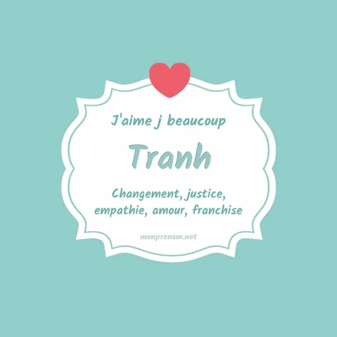 j'aime beaucoup Tranh