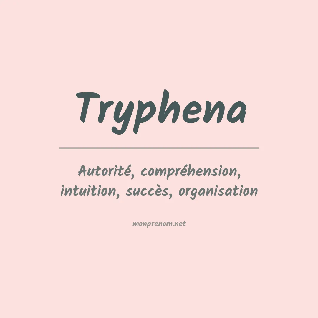 Signification du Prénom Tryphena Signification du Prénom Tryphena