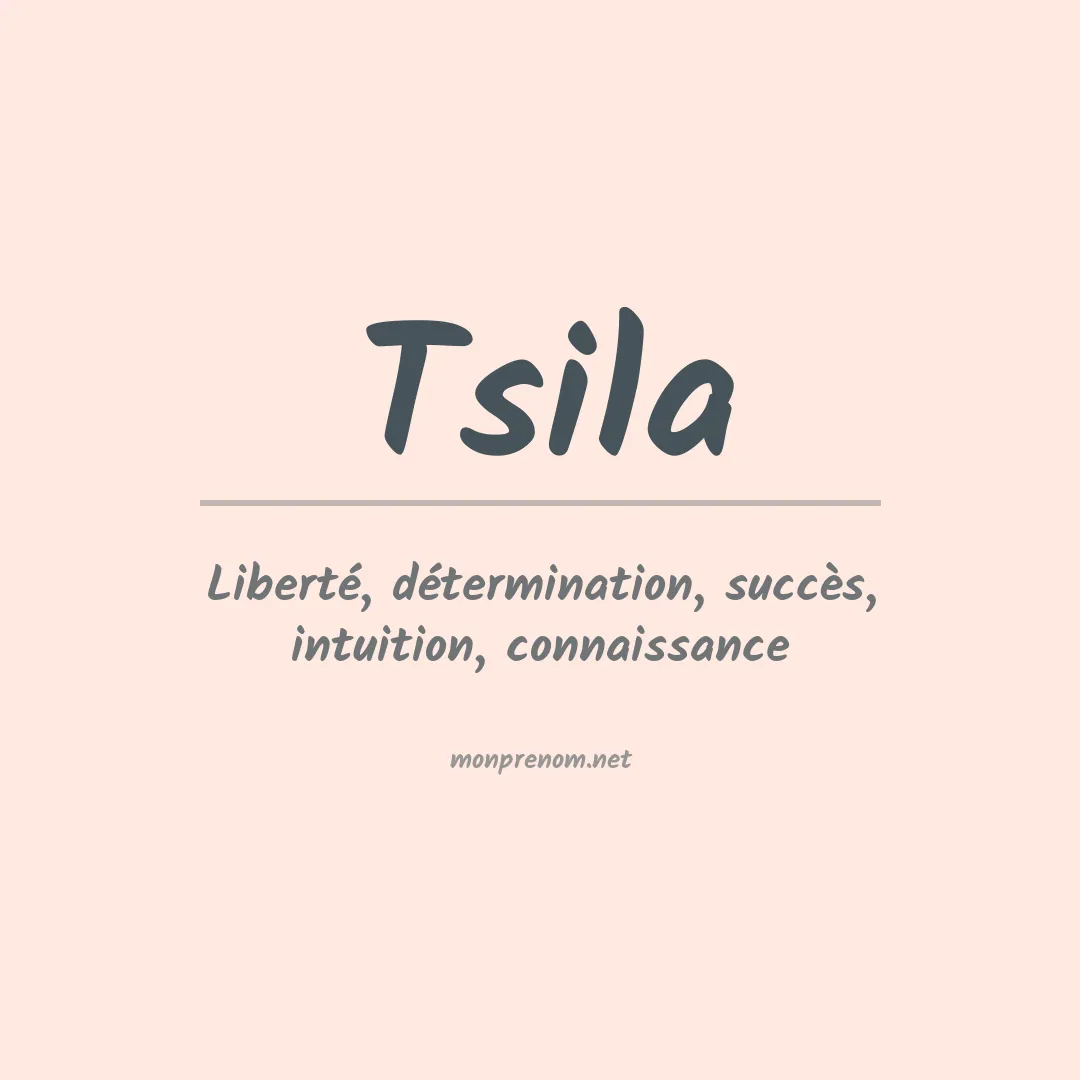 Signification du Prénom Tsila Signification du Prénom Tsila