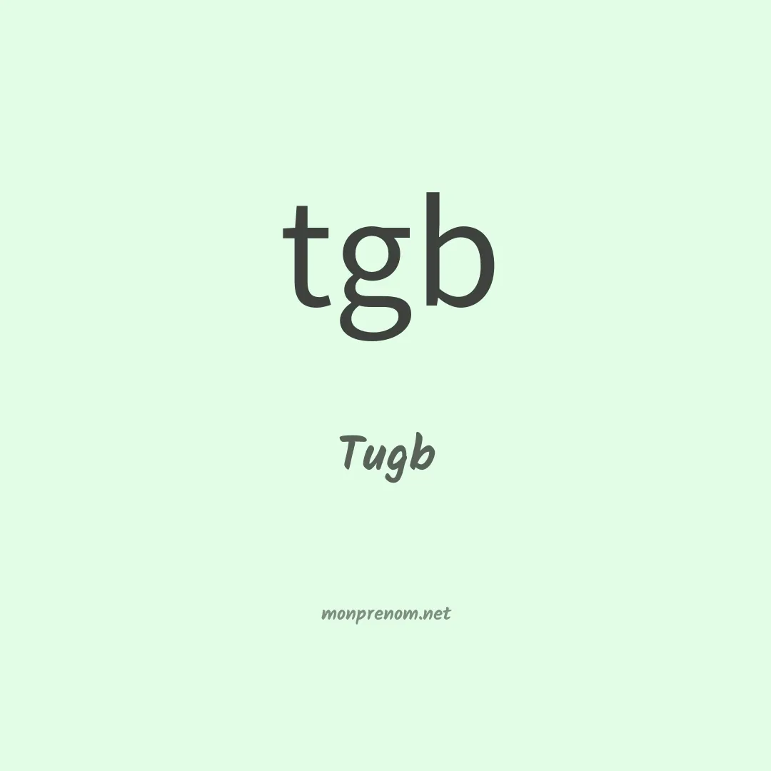 Tugb en chino