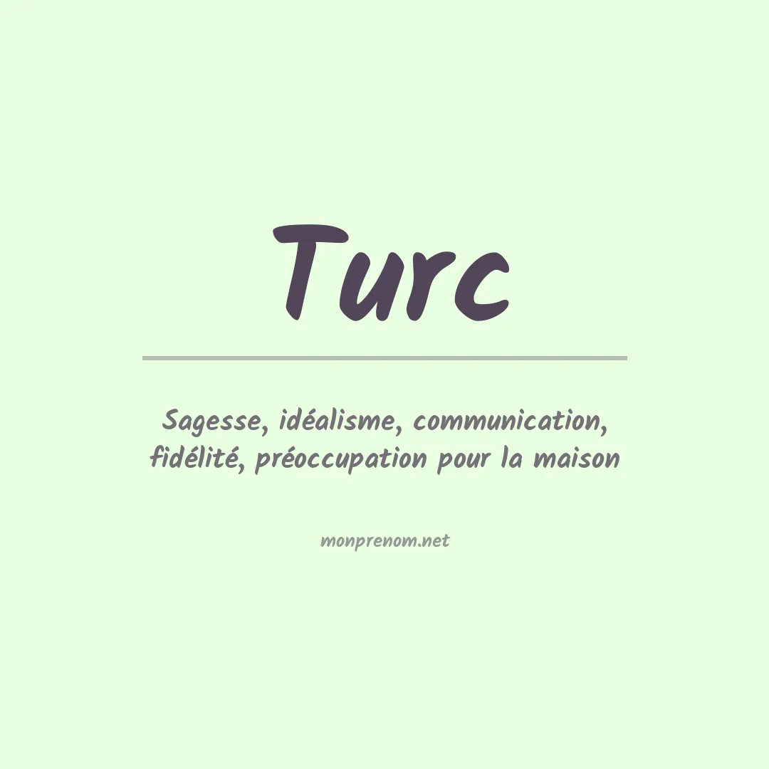 Signification du Prénom Turc Signification du Prénom Turc