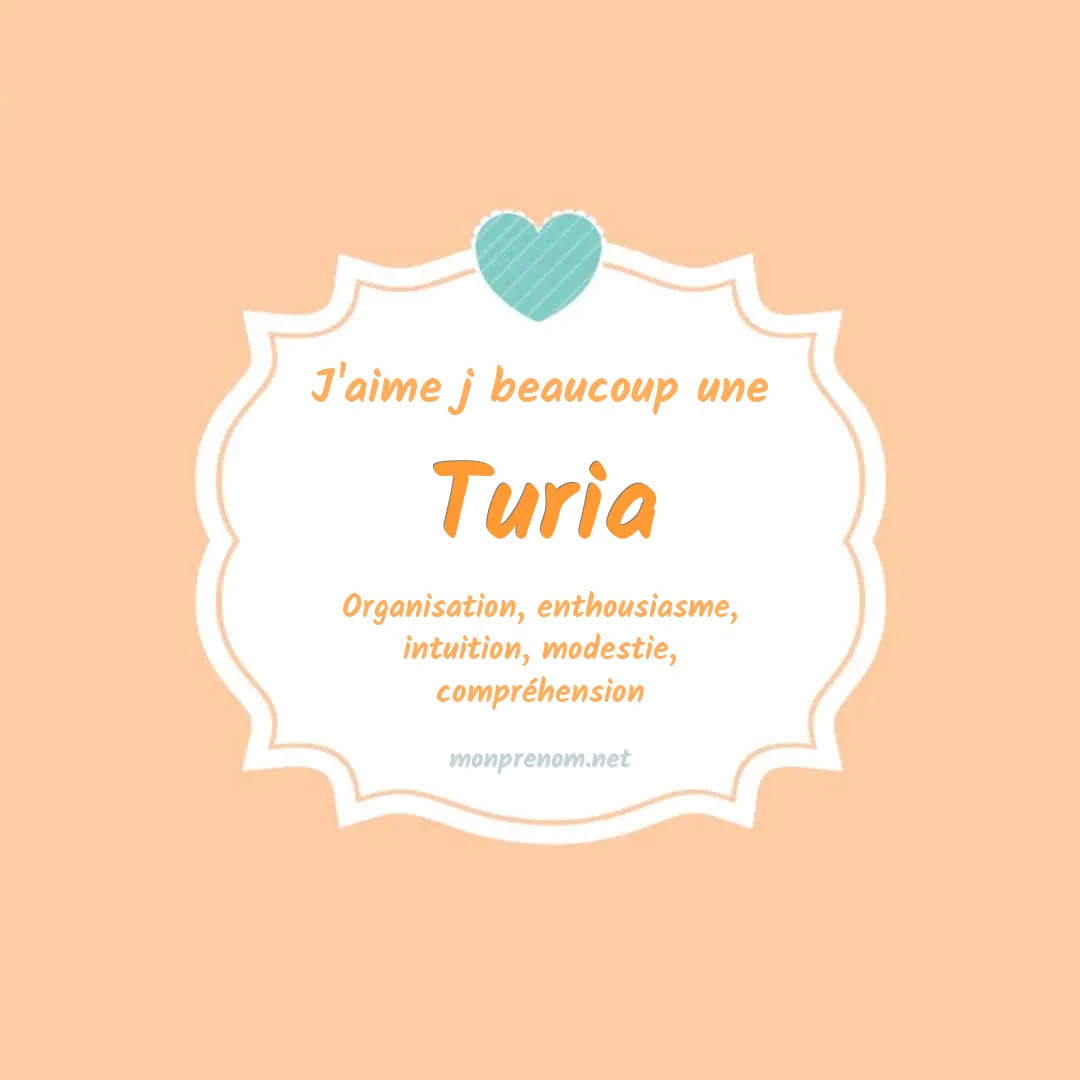 j'aime beaucoup Turia