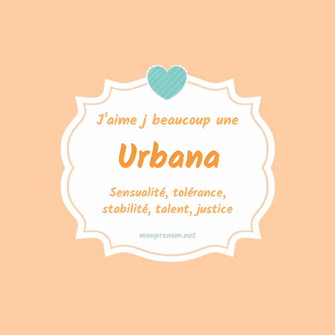 j'aime beaucoup Urbana