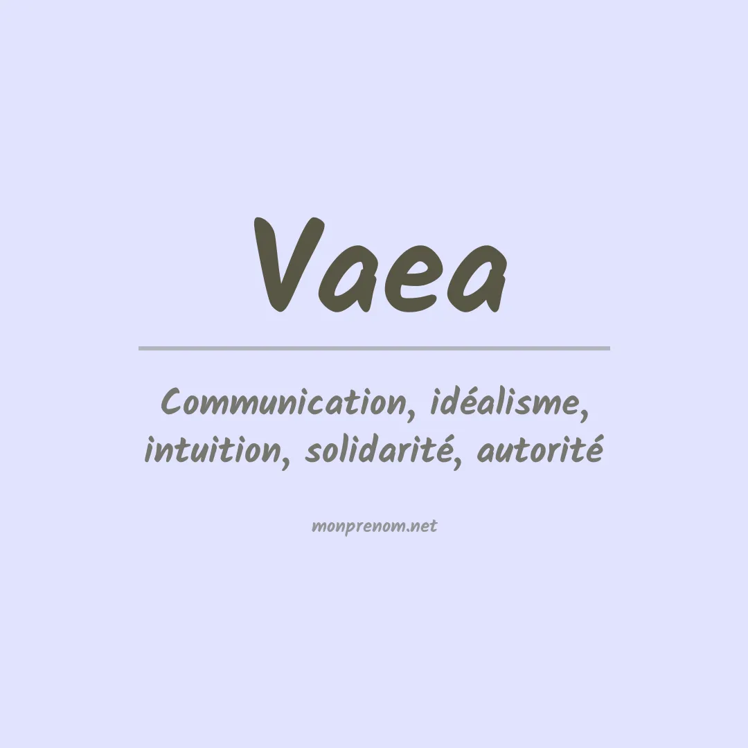Signification du Prénom Vaea Signification du Prénom Vaea