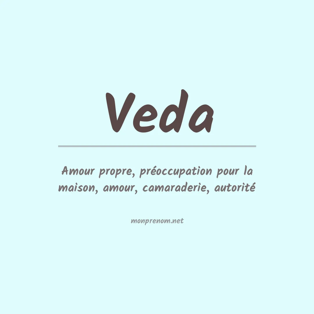 Signification du Prénom Veda