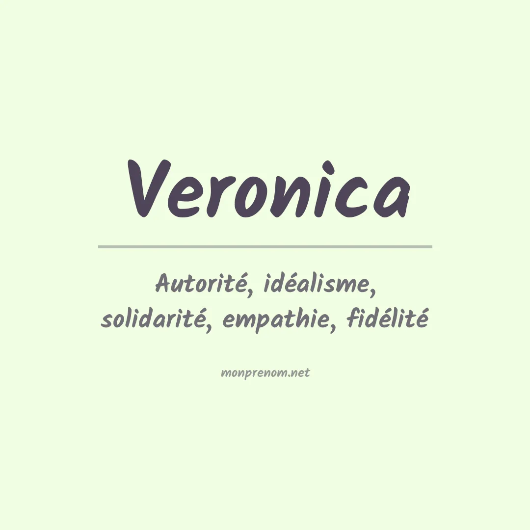 Signification du Prénom Veronica