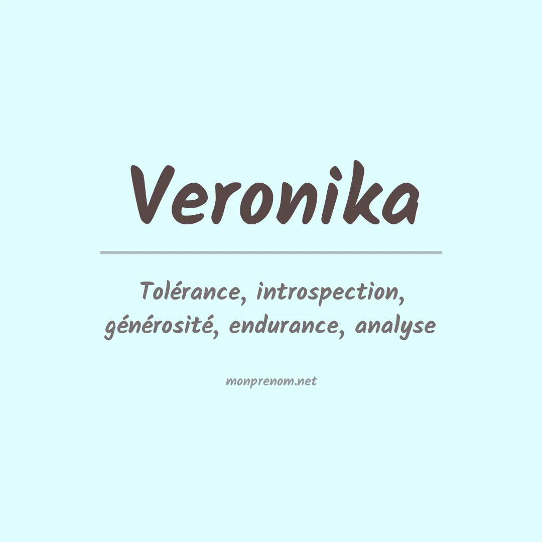 Signification du Prénom Veronika