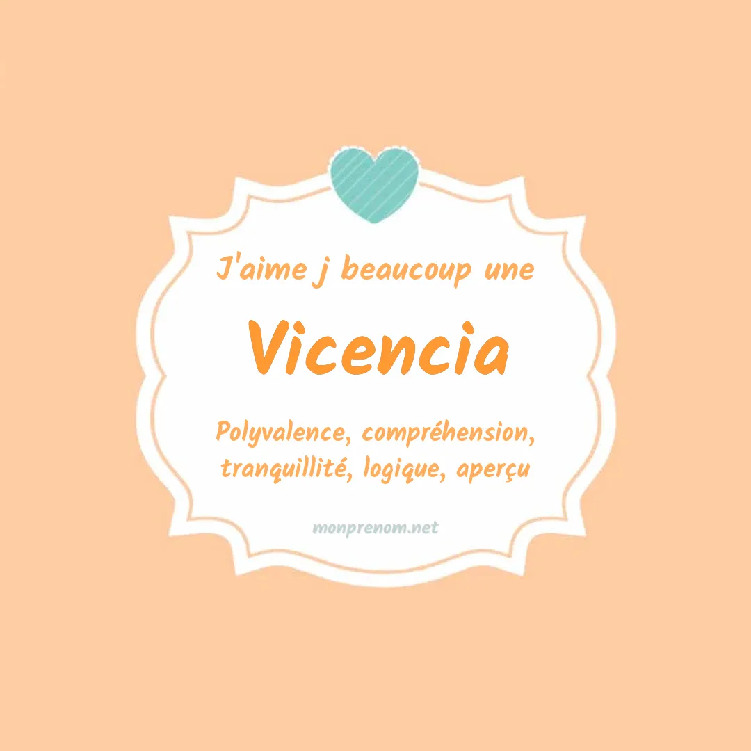j'aime beaucoup Vicencia