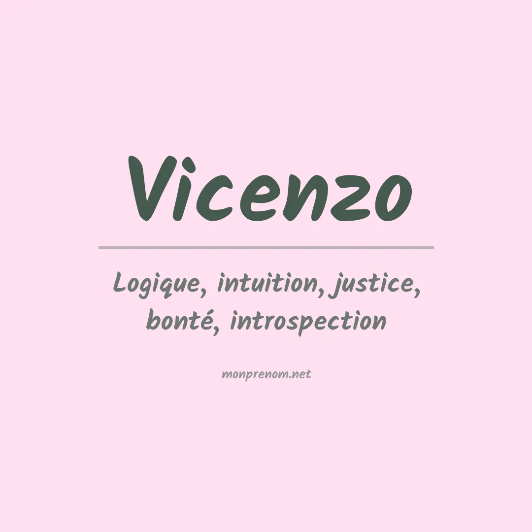 Signification du Prénom Vicenzo