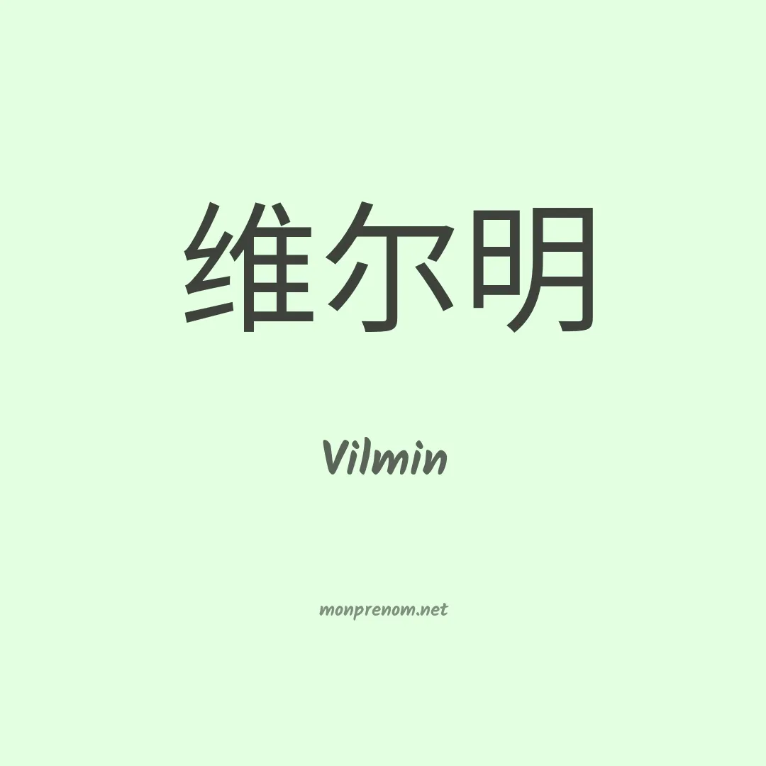 Vilmin en chino