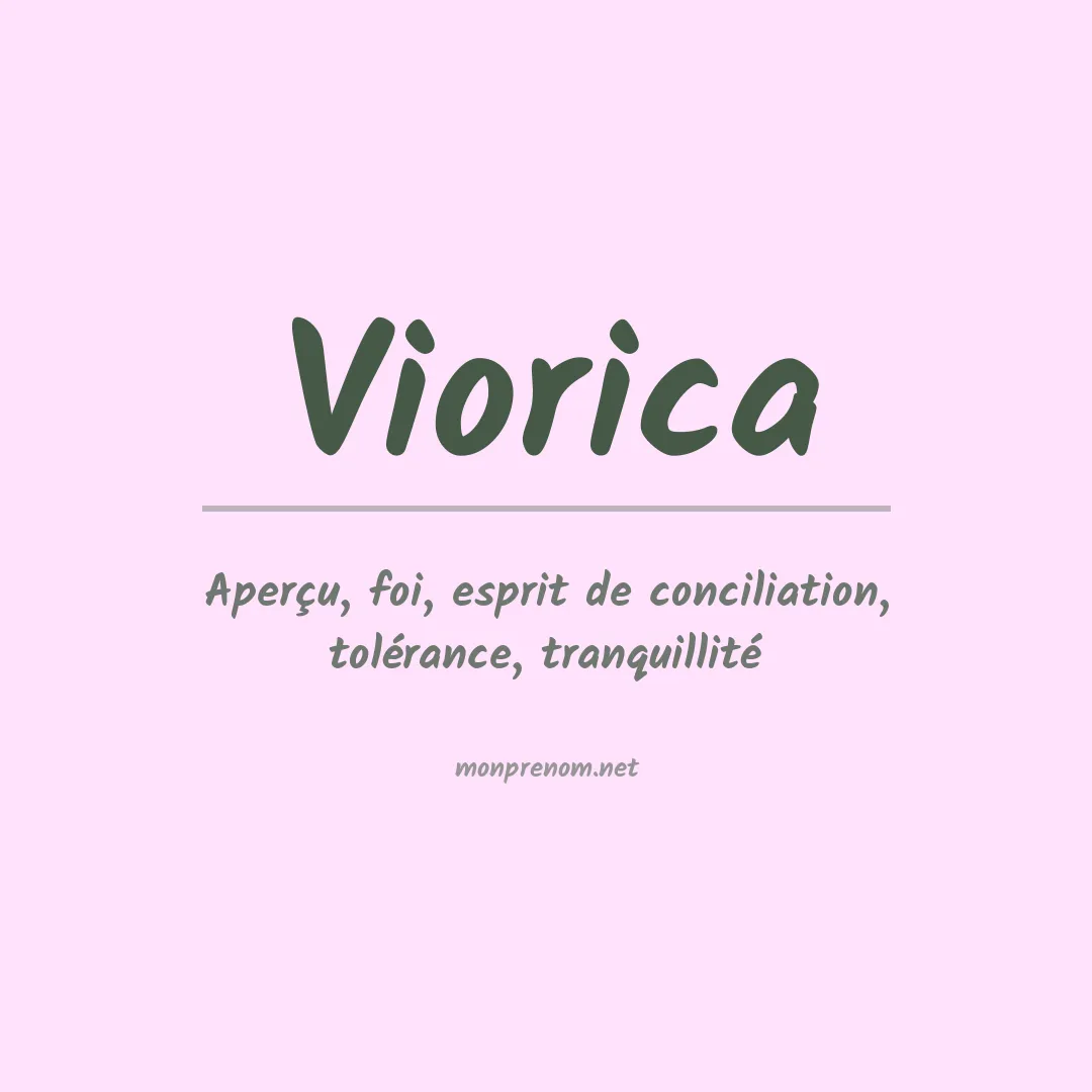 Signification du Prénom Viorica Signification du Prénom Viorica