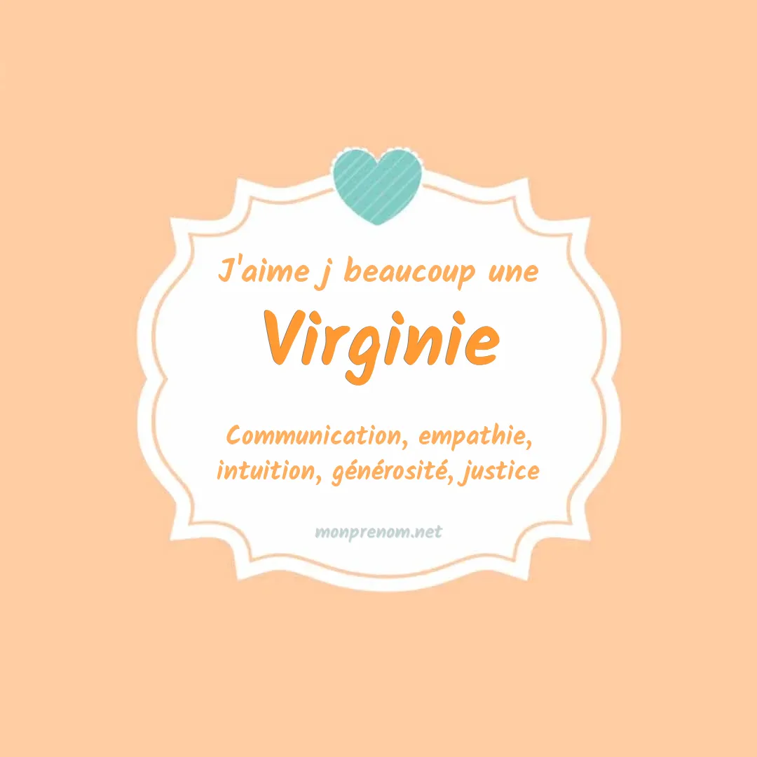 Signification du Pr nom Virginie