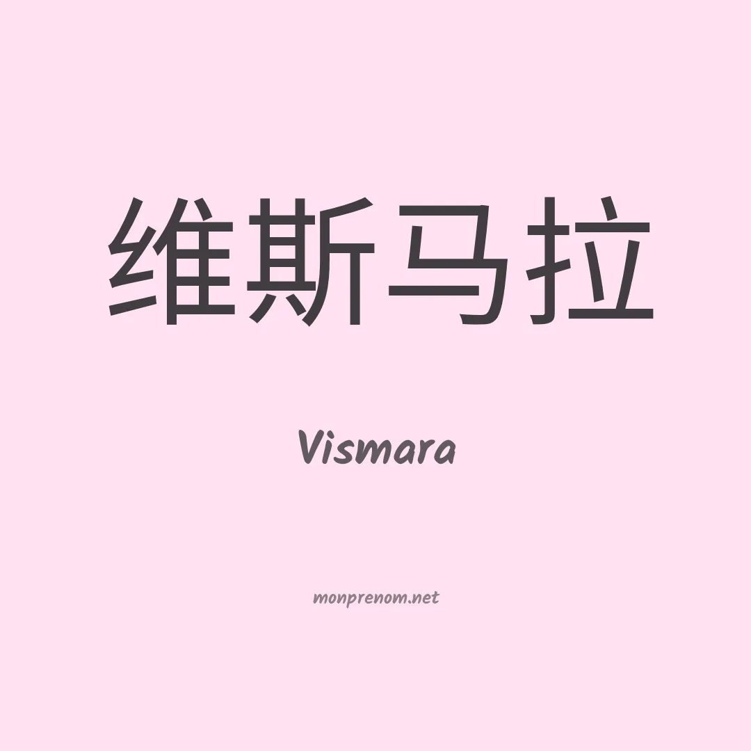 Vismara en chino