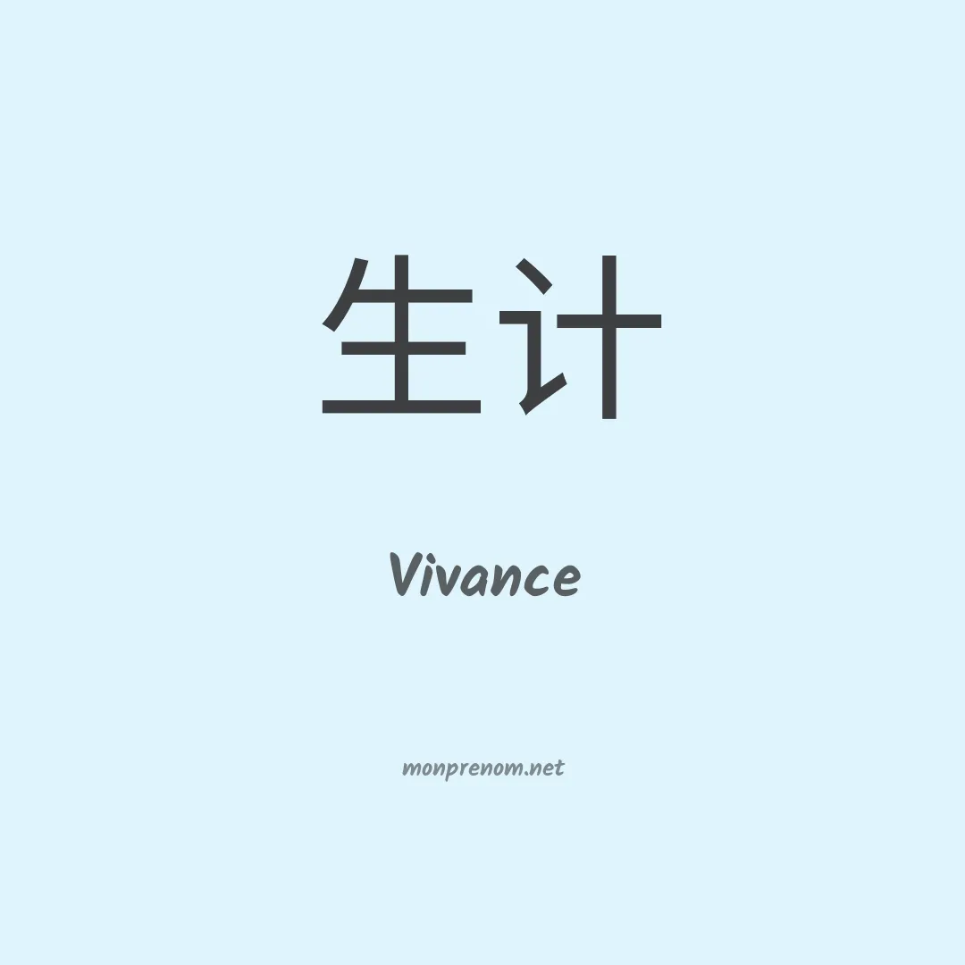 Vivance en chino