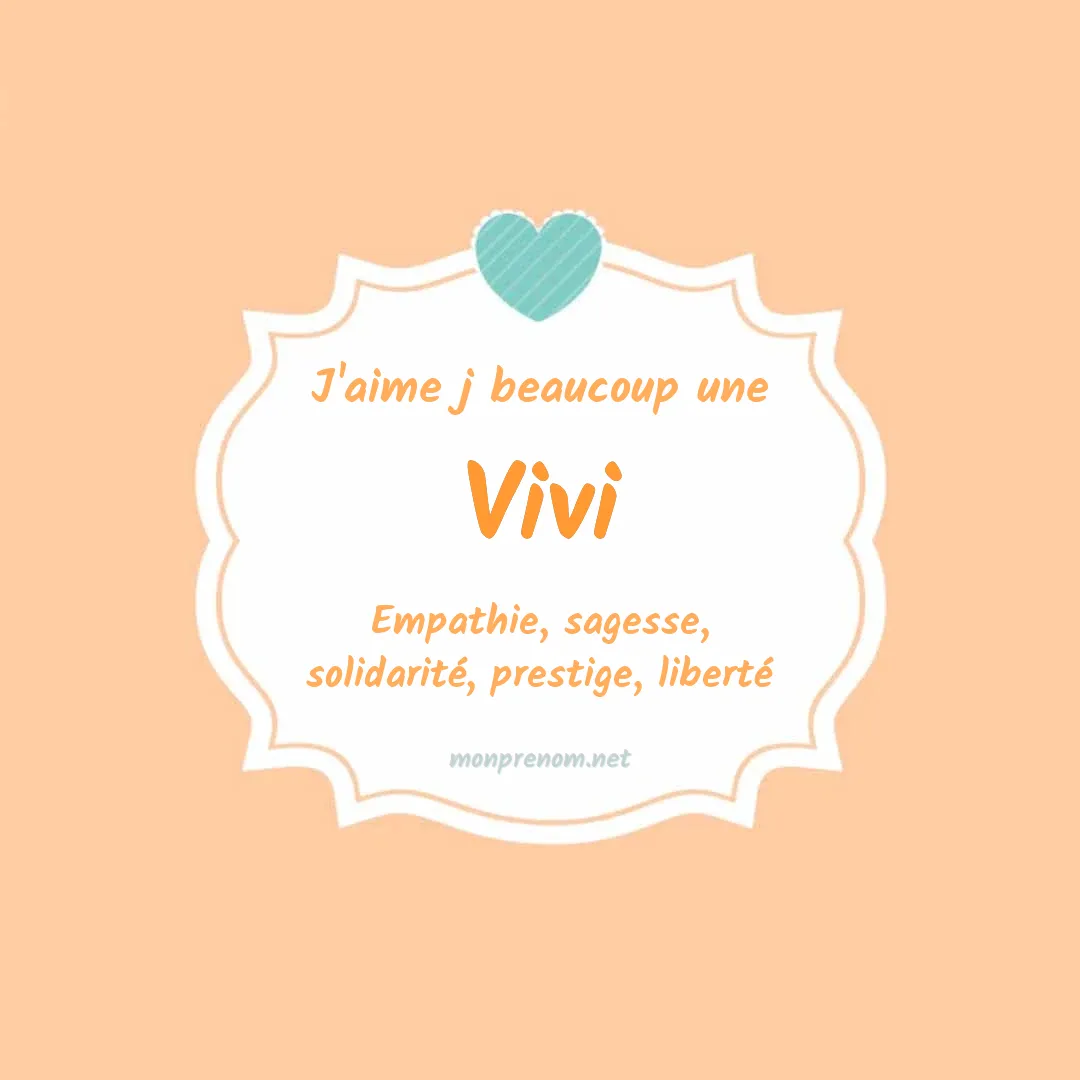 j'aime beaucoup Vivi