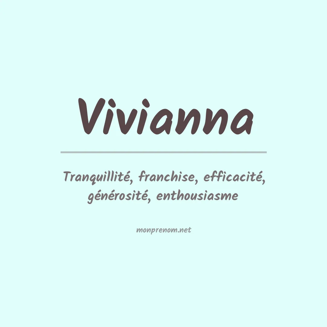 Signification du Prénom Vivianna