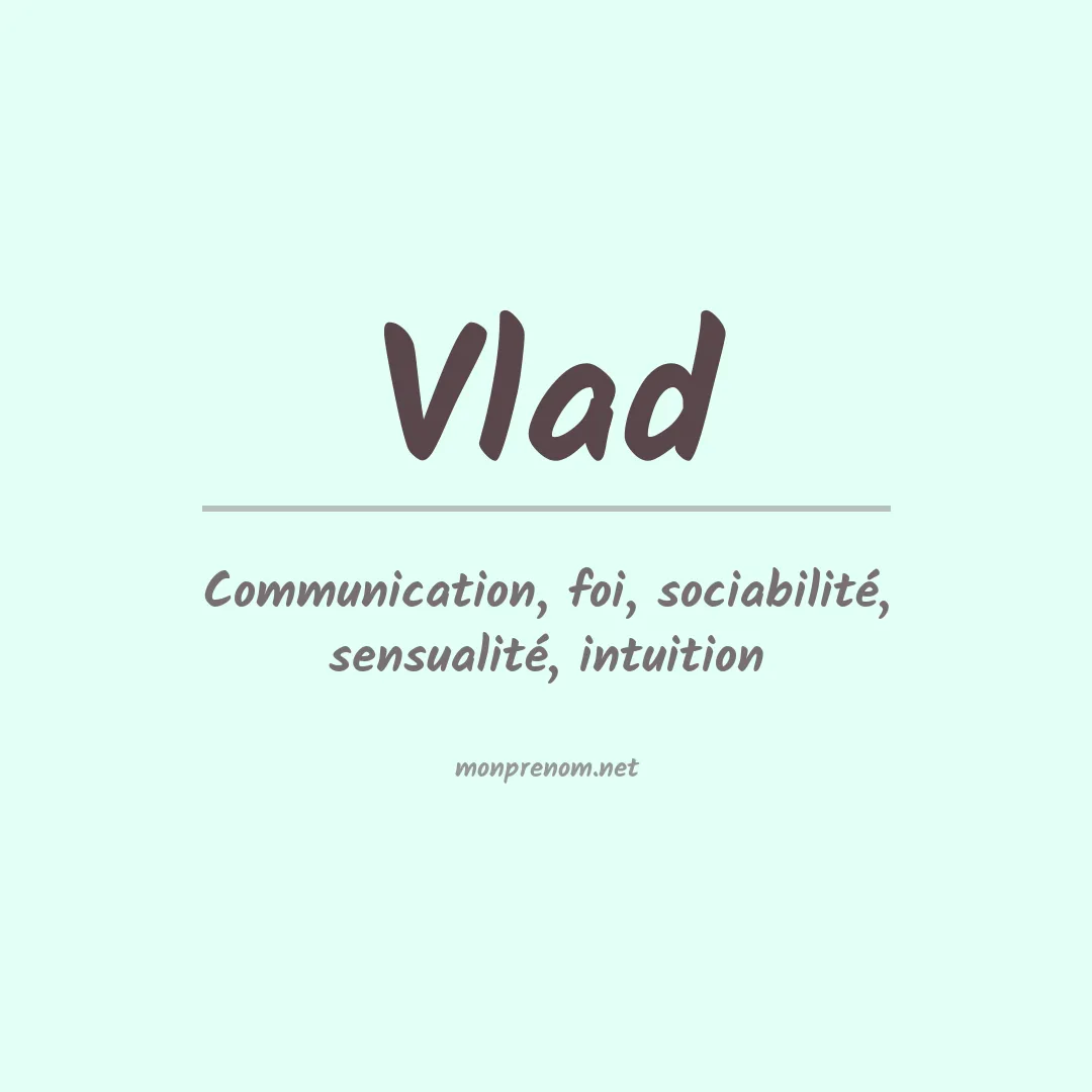 Signification du Prénom Vlad