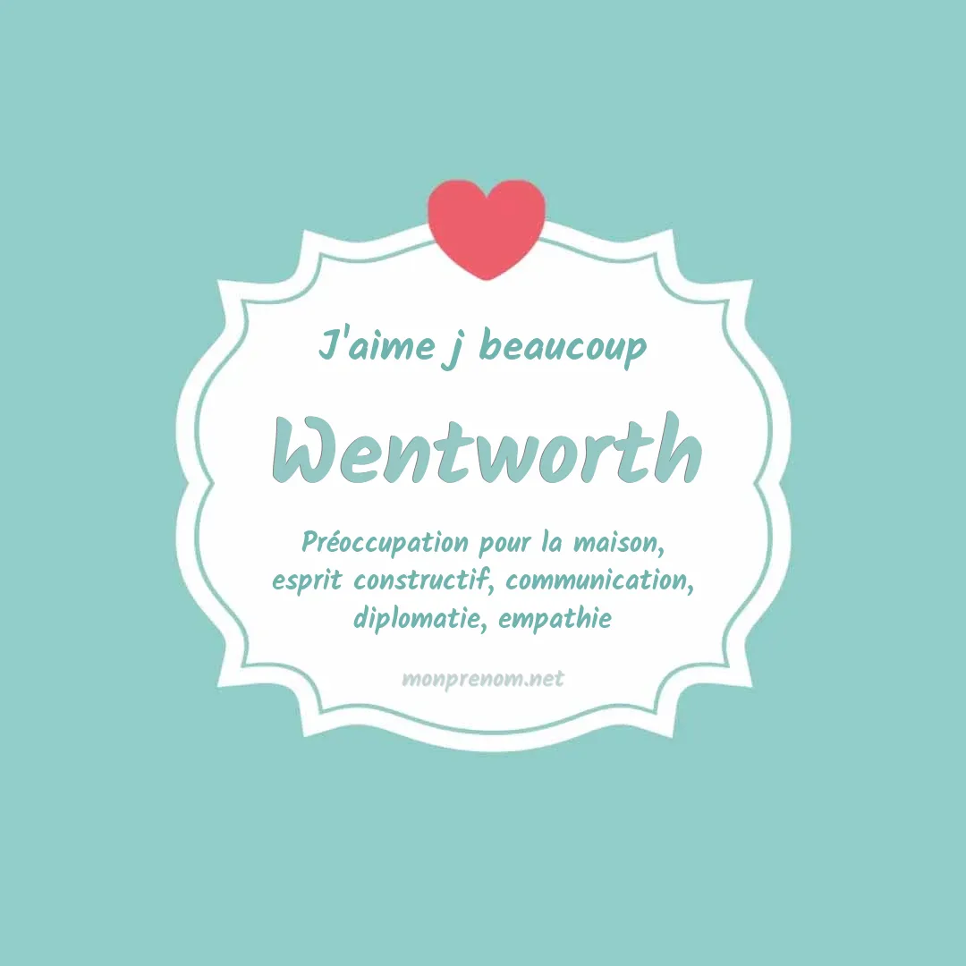 j'aime beaucoup Wentworth