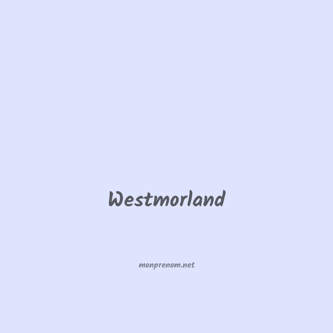 Westmorland en chino