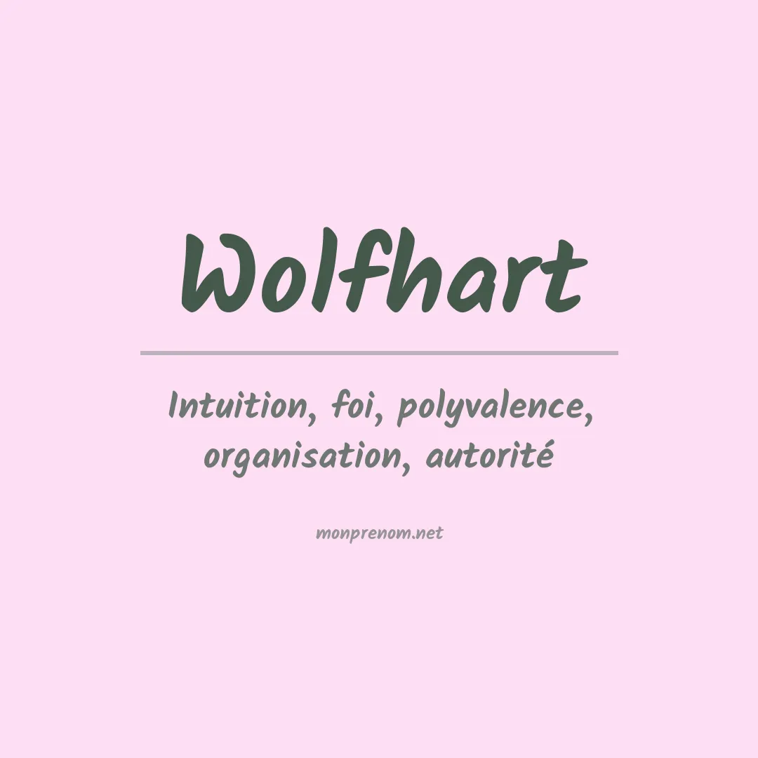 Signification du Prénom Wolfhart Signification du Prénom Wolfhart
