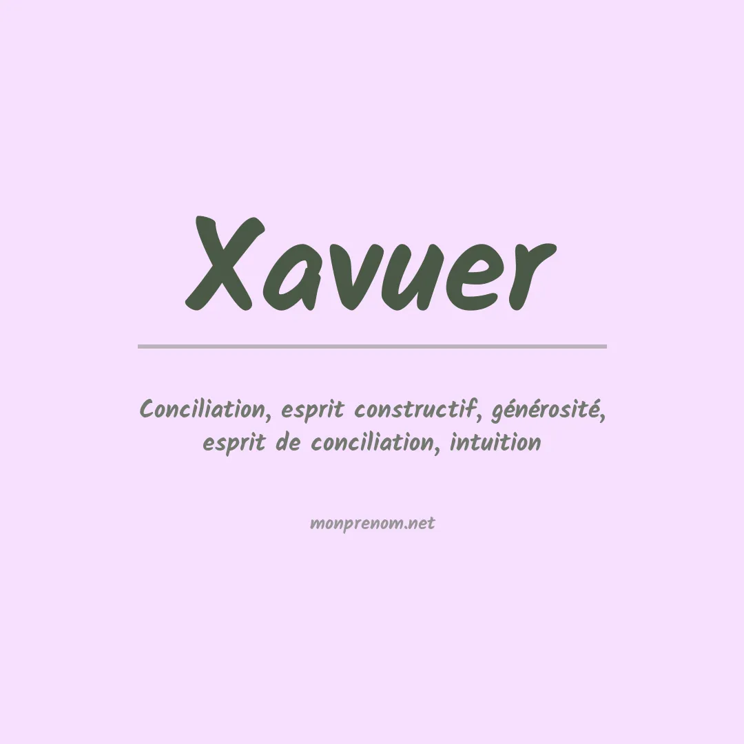 PrénomXavuer