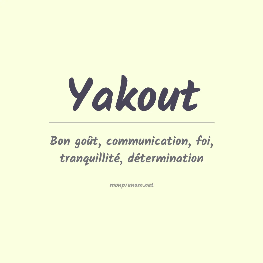 Signification du Prénom Yakout Signification du Prénom Yakout