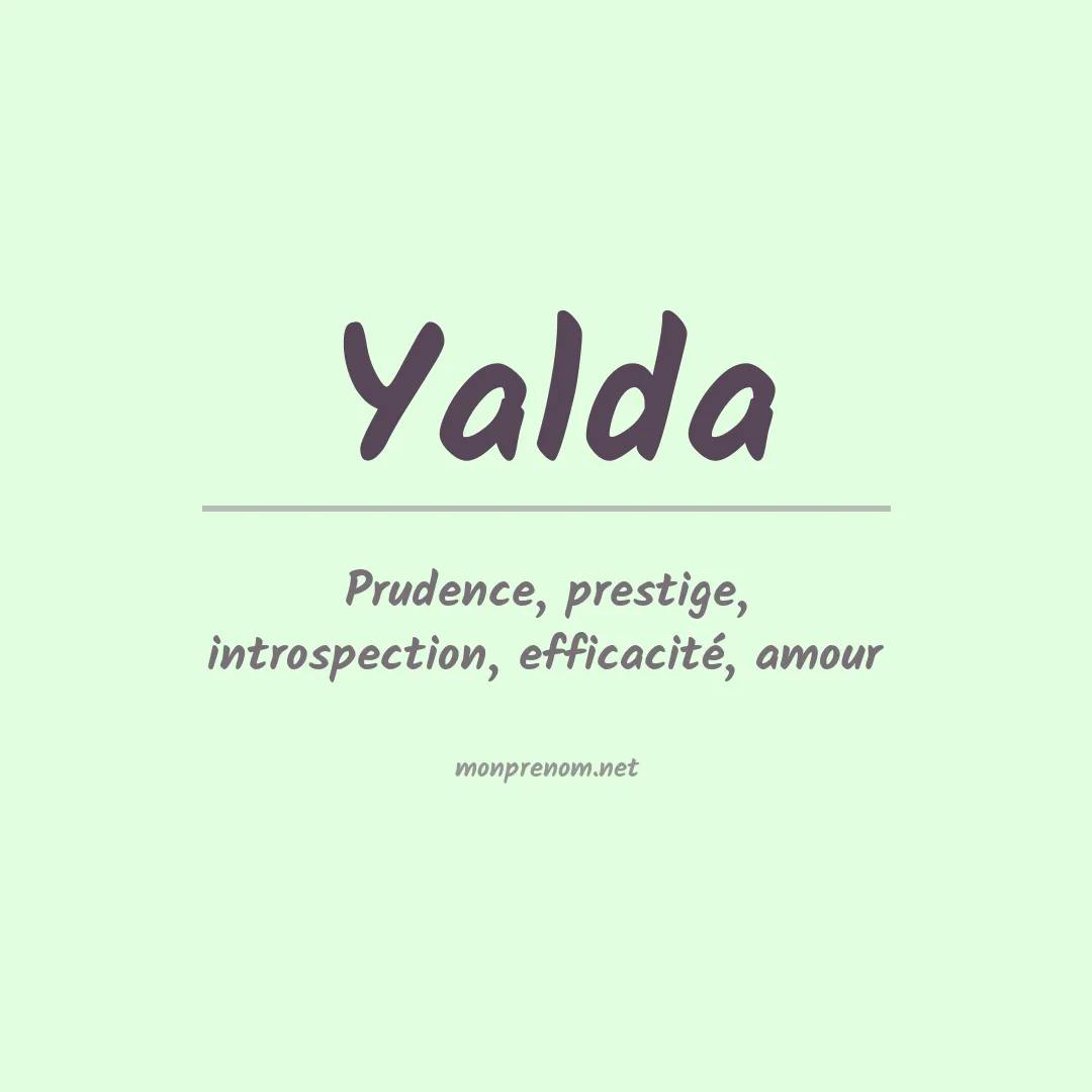 Signification du Prénom Yalda Signification du Prénom Yalda