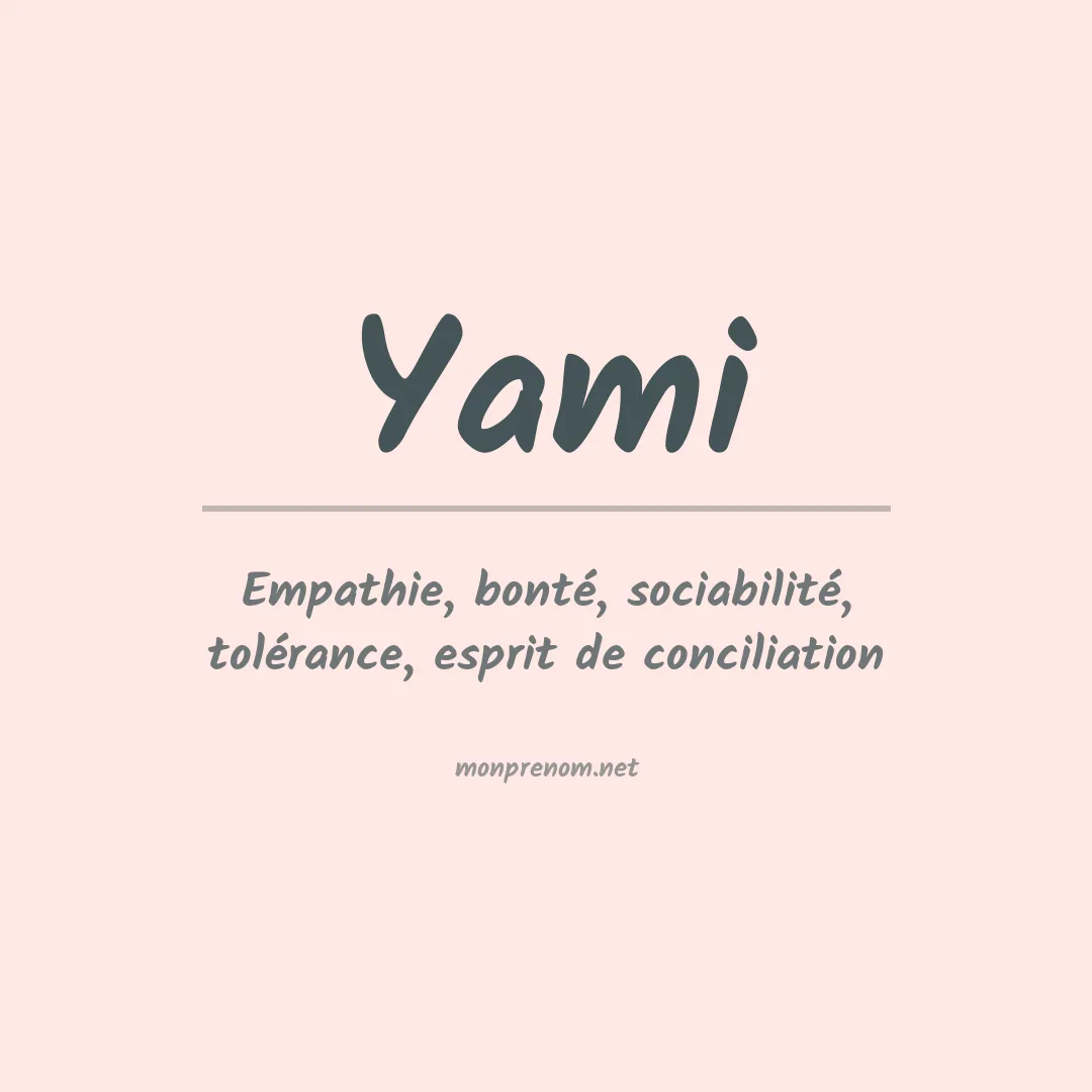 Signification du Prénom Yami Signification du Prénom Yami