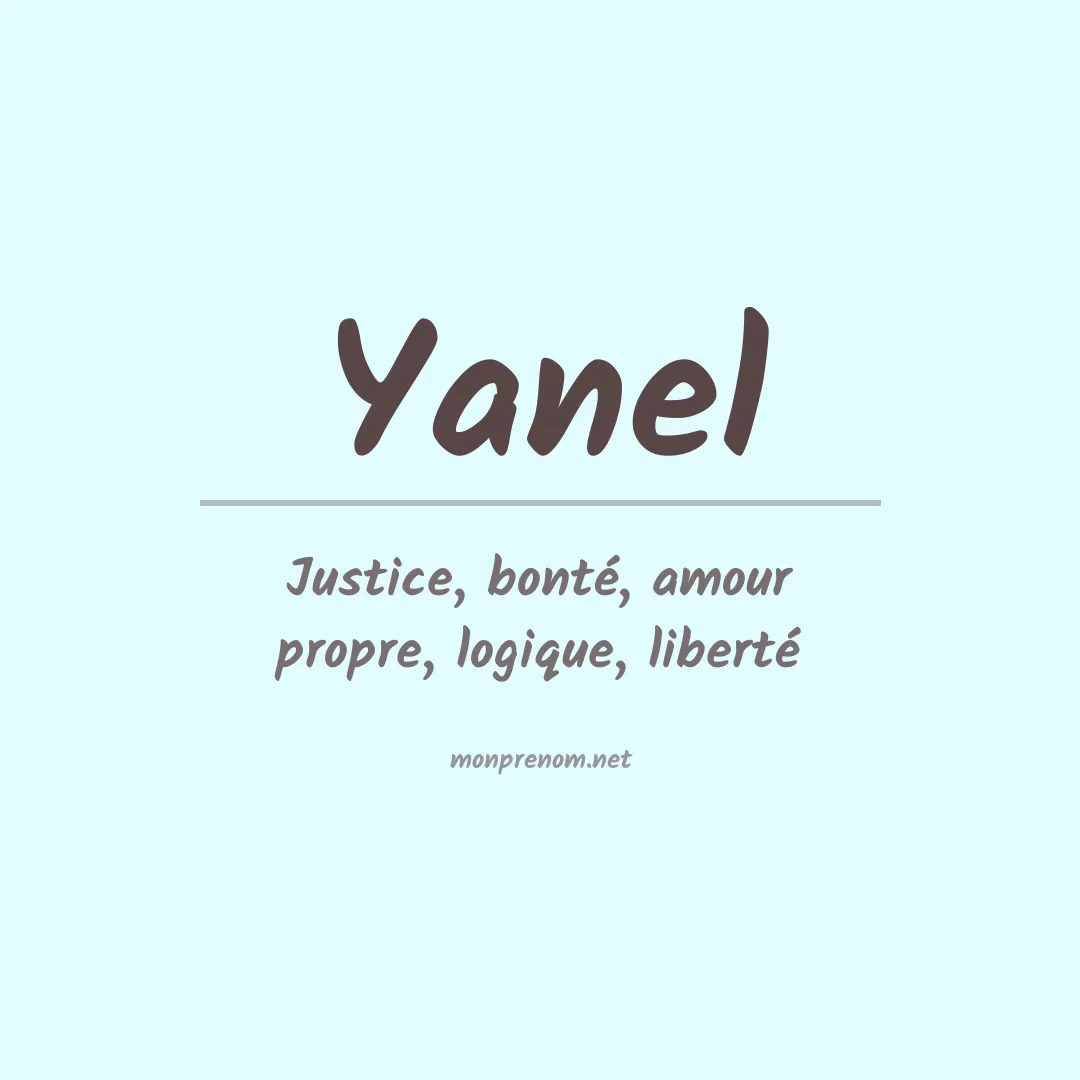 Signification du Prénom Yanel