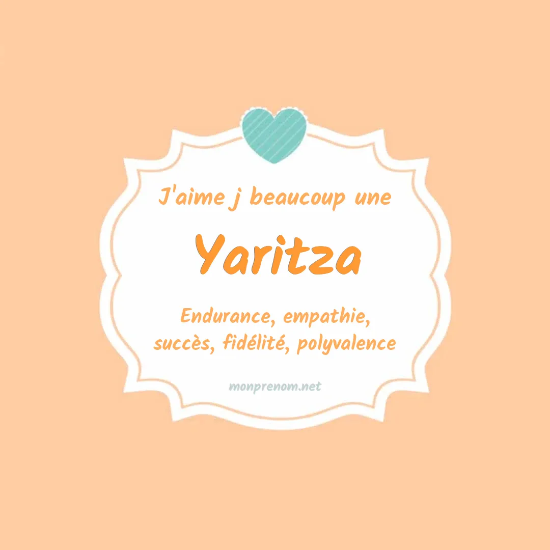 j'aime beaucoup Yaritza