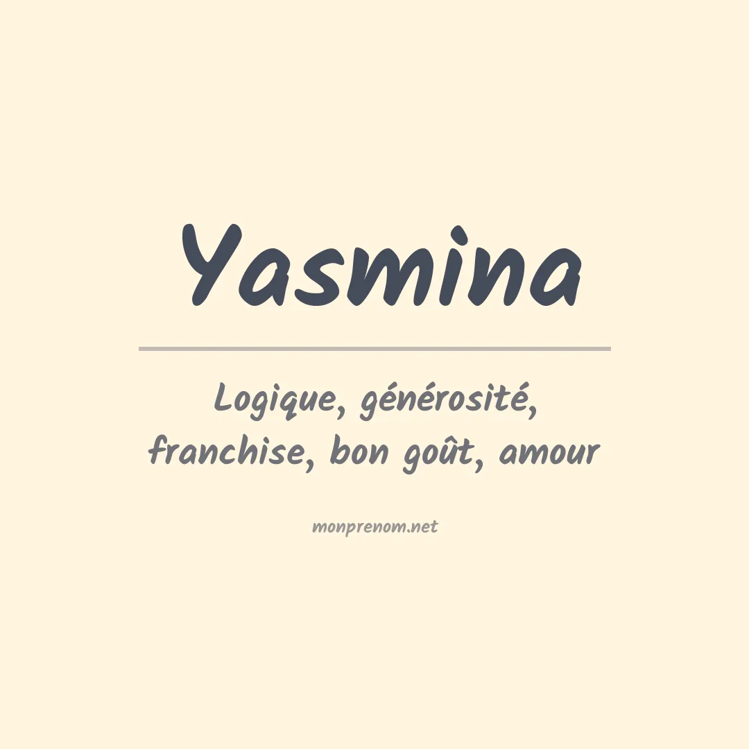 Signification du Prénom Yasmina