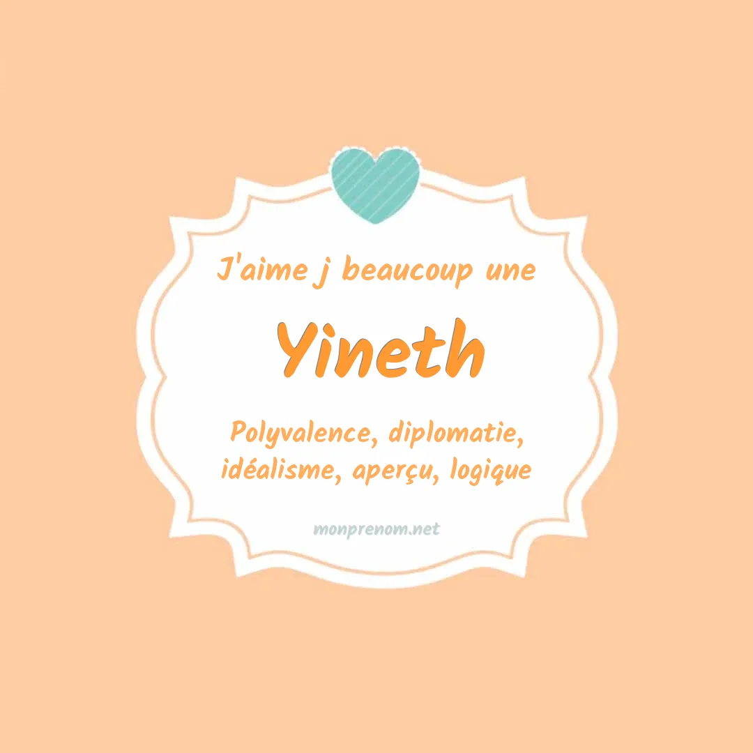 j'aime beaucoup Yineth