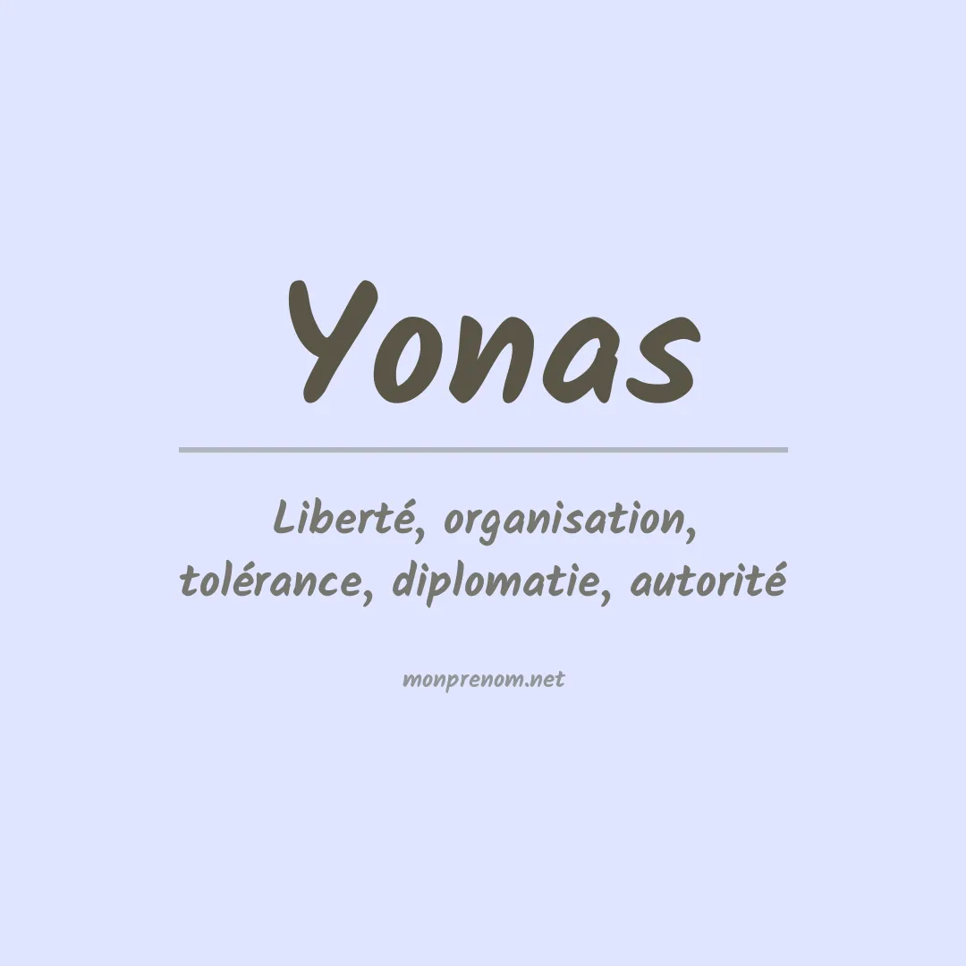 Signification du Prénom Yonas