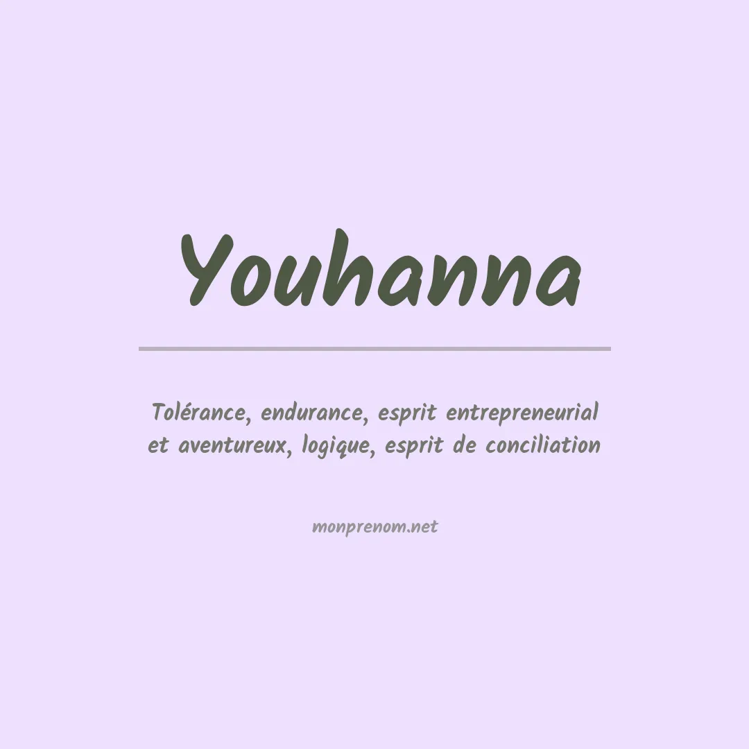 Signification du Prénom Youhanna Signification du Prénom Youhanna