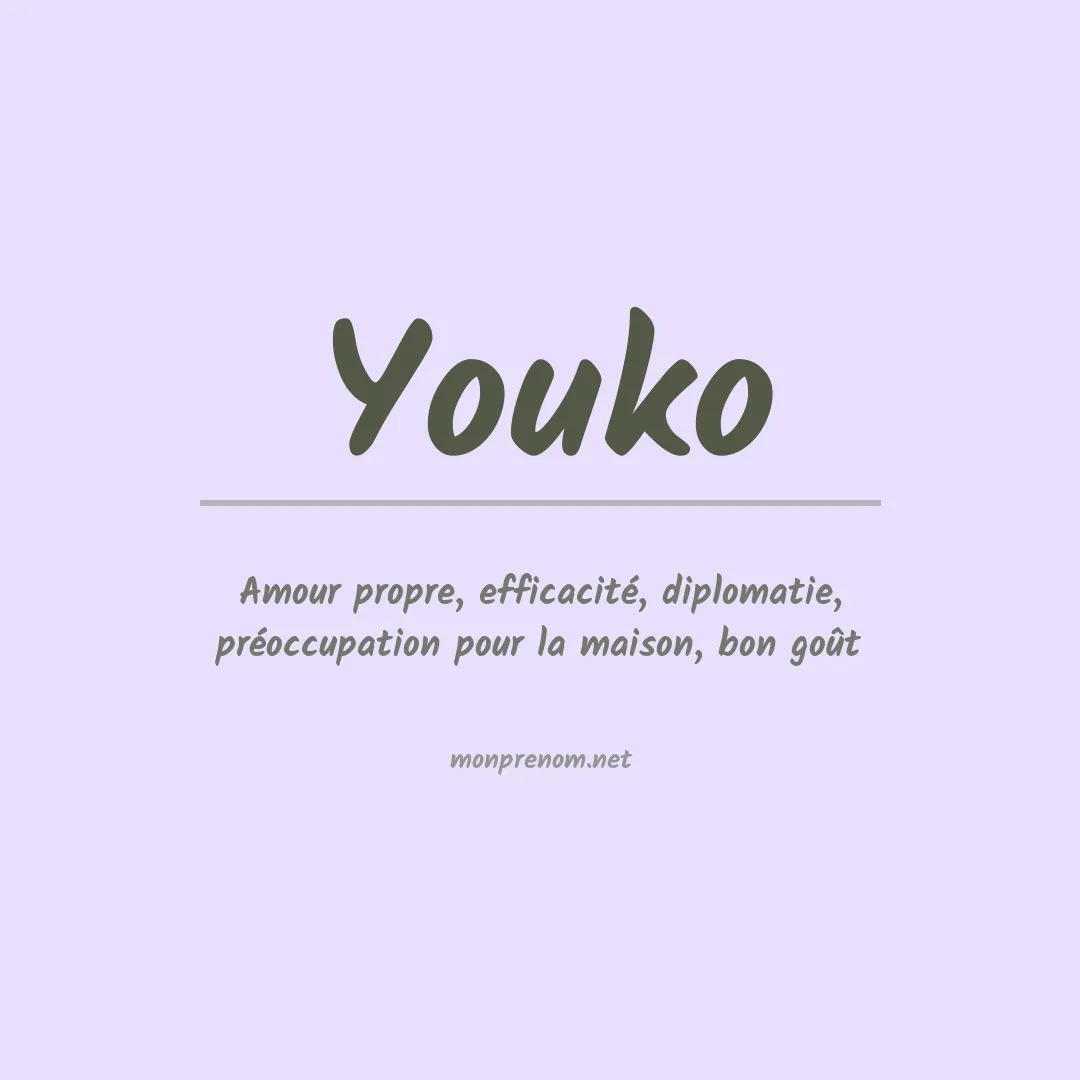 Signification du Prénom Youko Signification du Prénom Youko
