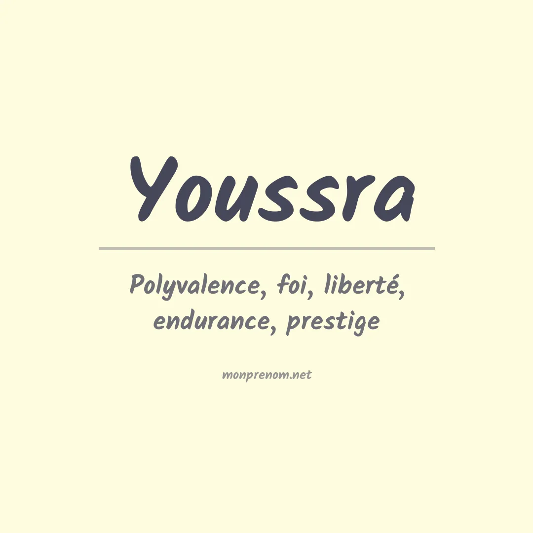 Signification du Prénom Youssra Signification du Prénom Youssra