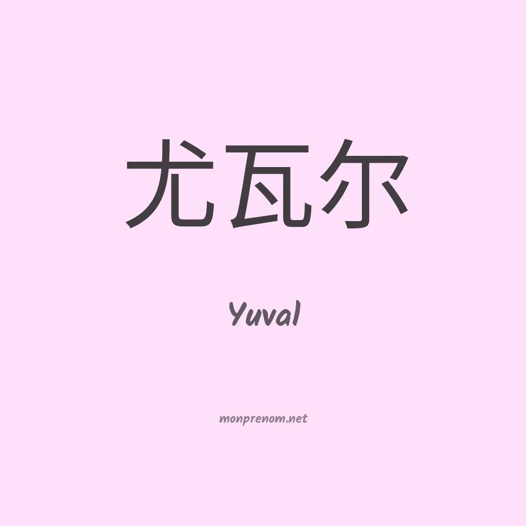 Yuval en chino