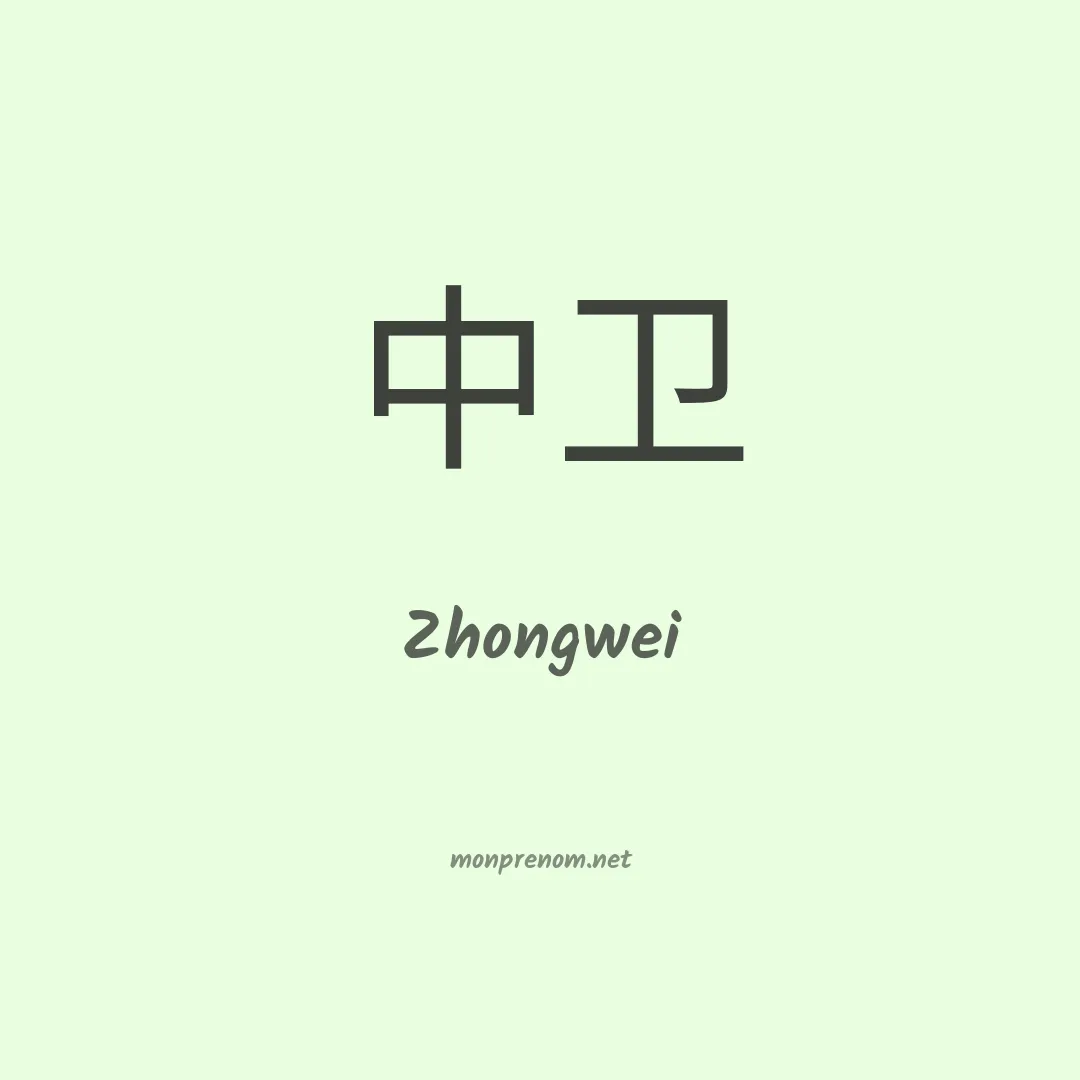 Zhongwei en chino