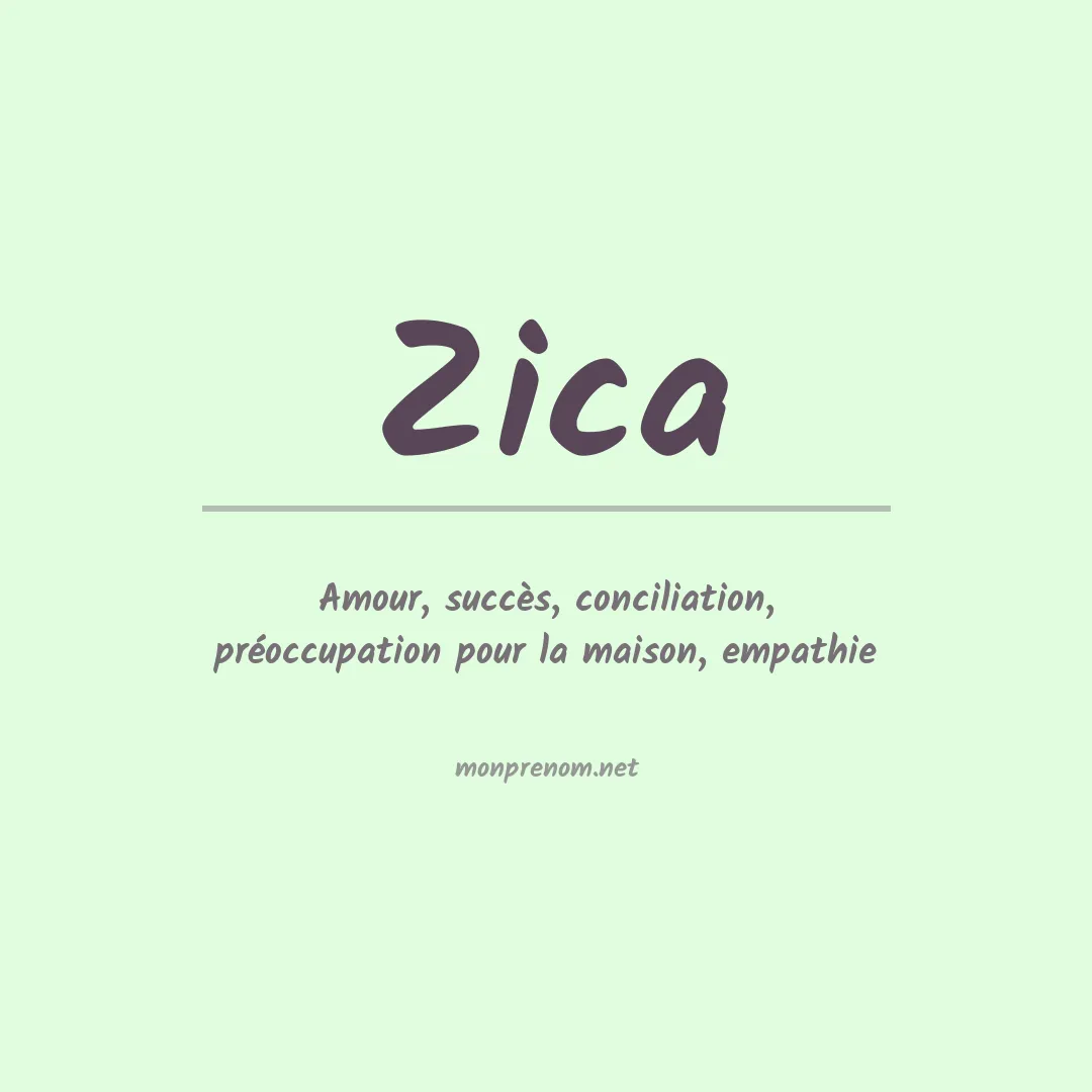 Signification du Prénom Zica