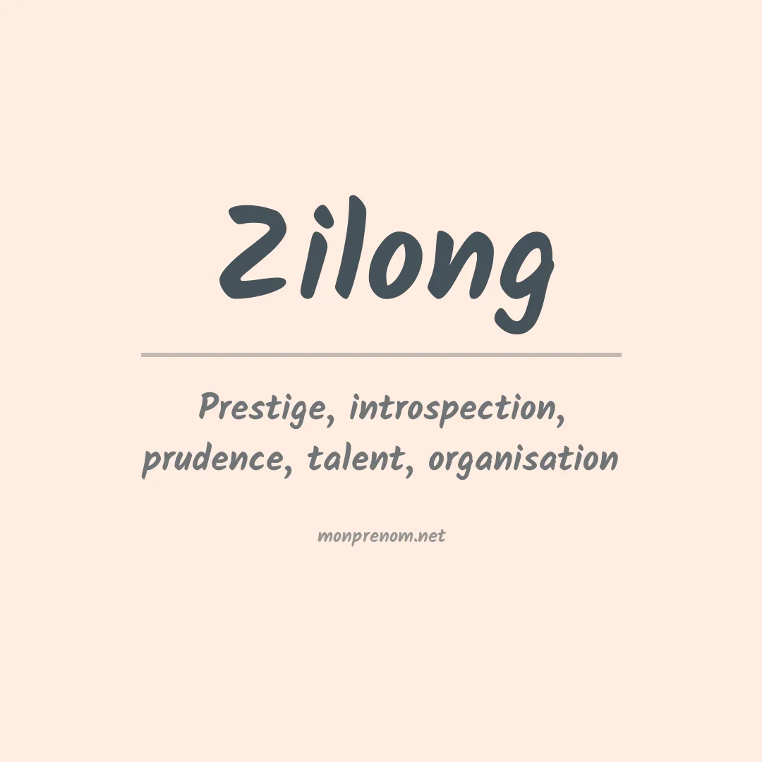 Signification du Prénom Zilong Signification du Prénom Zilong