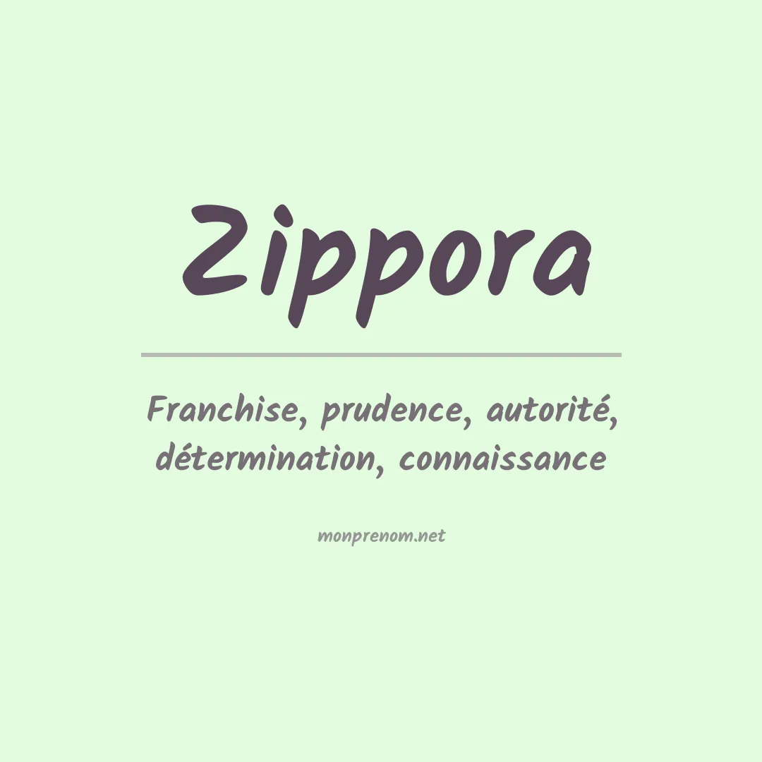 Signification du Prénom Zippora Signification du Prénom Zippora